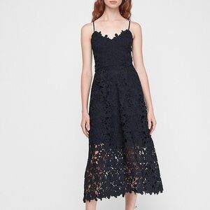 Express floral lace dress